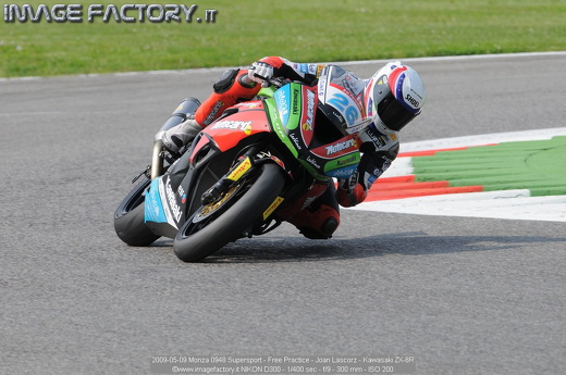 2009-05-09 Monza 0948 Supersport - Free Practice - Joan Lascorz - Kawasaki ZX-6R